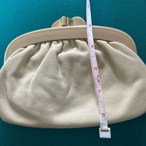 Vintage 50s/60s Small Nude Clutch/ Makeup bag